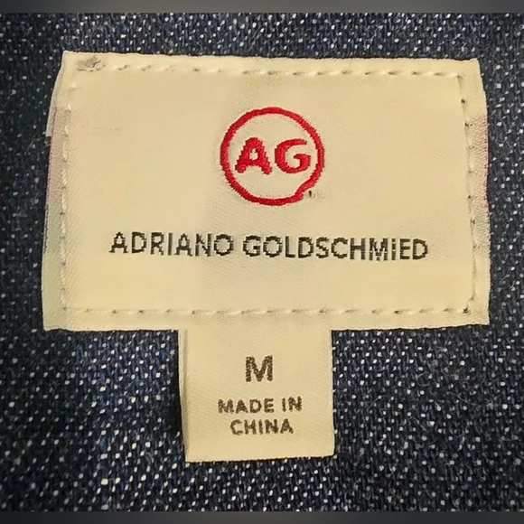 AG Adriano Goldschmied Pause Parka Denim Drawstring Waist Dress Size Medium - Picture 2 of 10